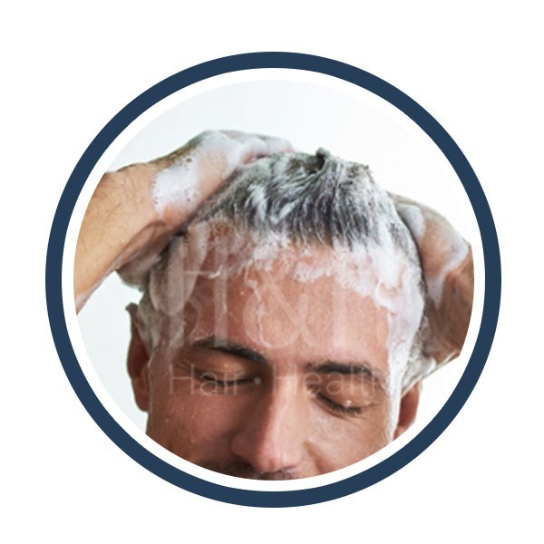 毛囊萎縮-正確的洗頭方式，溫水按摩頭皮-H&H